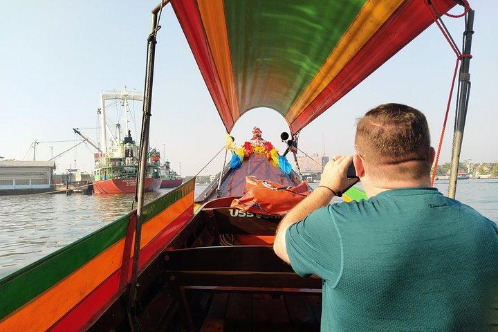 Private Tour : 5 hours Long Tail Boat Tour : Hidden Gems of Bangkok Locals way