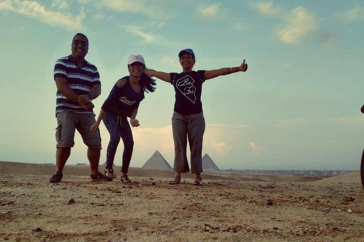 Camel Ride at the Pyramids of Cairo