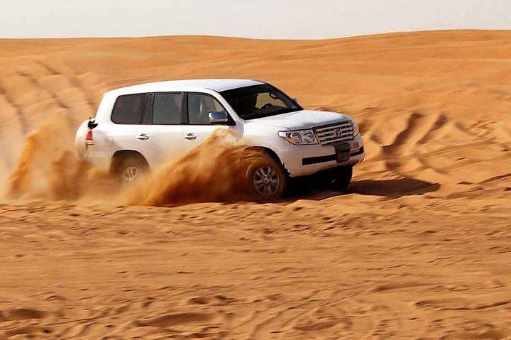 Evening Desert Safari with, Dune Bashing, Camel Ride, sand board