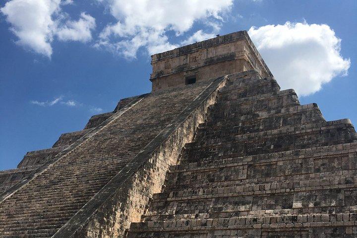 Chichen Itza, Cenote Chichikan & Valladolid from Playa del Carmen