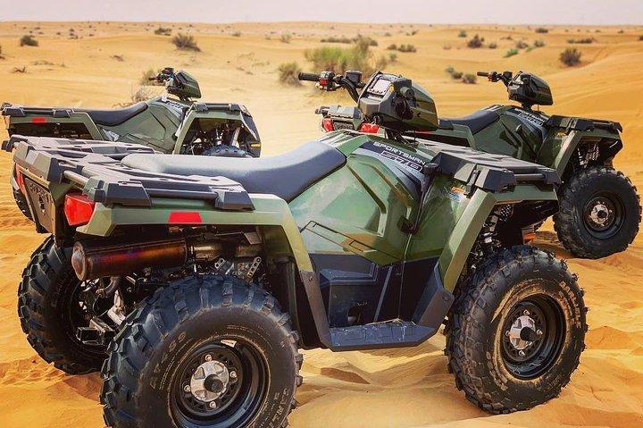 Desert Safari Dubai, ATV Bike, Camel Riding, VIP Sitting and BBQ