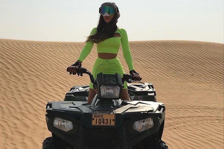 Desert Safari Dubai, ATV Bike, Camel Riding, VIP Sitting and BBQ