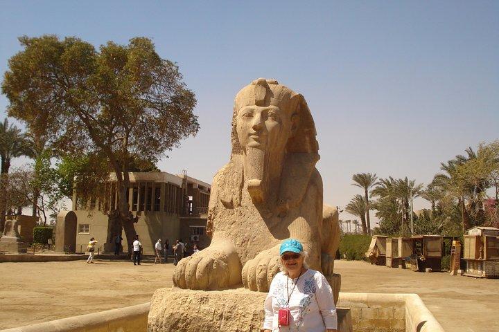 Day Tour to Giza Pyramids Memphis City Dahshur and Saqqara Pyramids