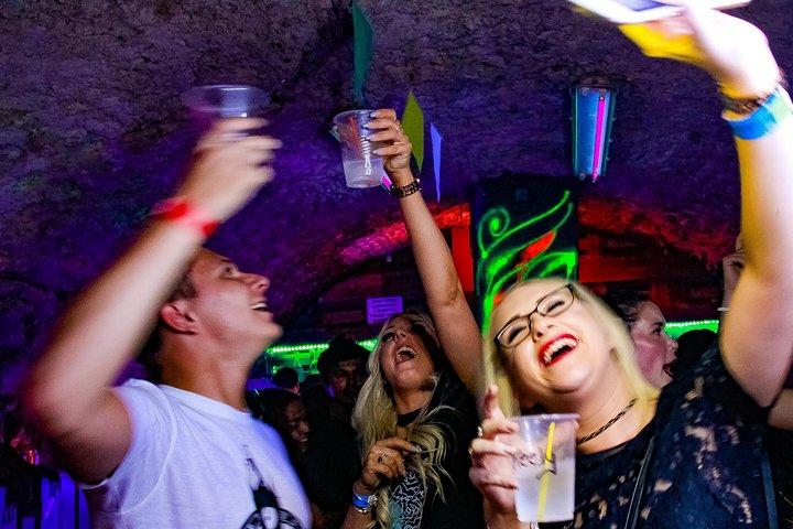 Clock Tower Bar Crawl ending at Prague's biggest rooftop CLUB