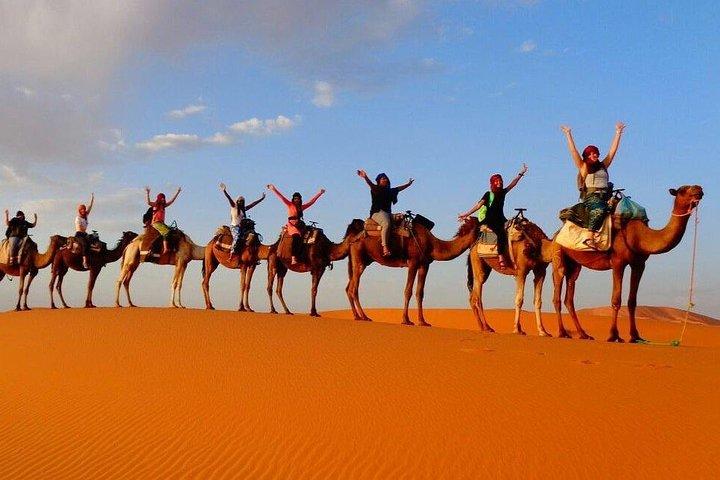 Pick an outdoor Activity: Balloons, QUAD, Camel Ride, Sahara Trip