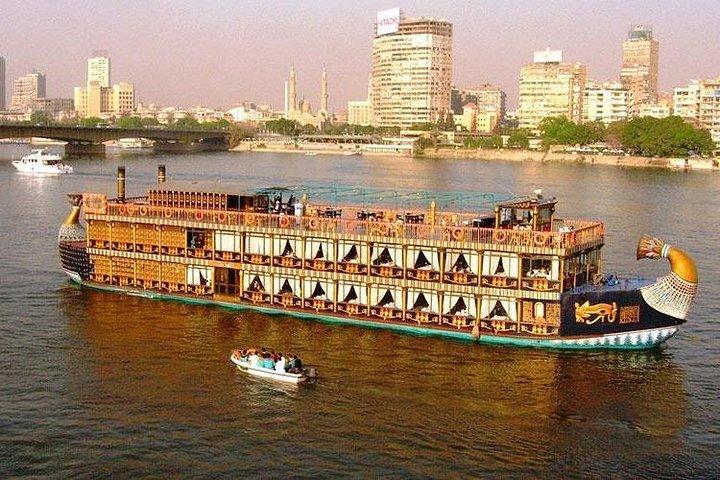 Cairo Nile Dinner Cruise with Open Buffet & Live Entertainment