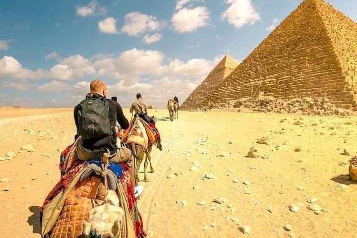 Ride a Camel at the Pyramids Area