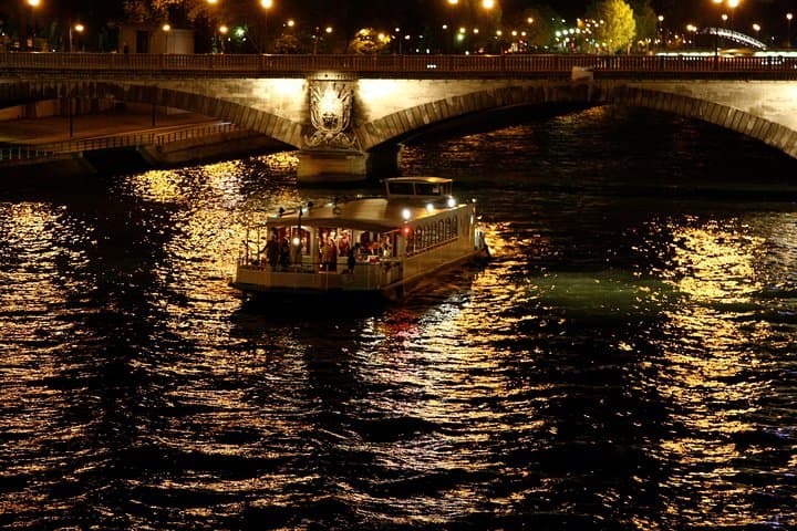 1.5-hour cruise on the Seine departing at 6:30 PM
