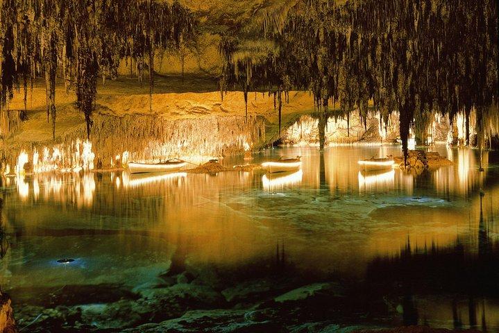 Full day tour to the Caves of Drach and Caves of Hams in Mallorca
