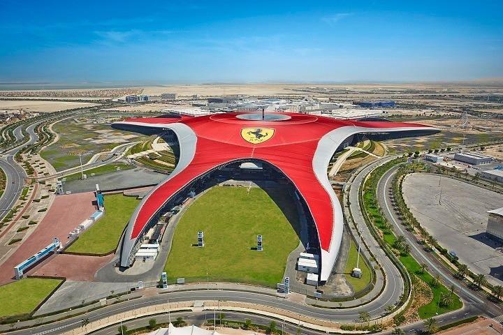 Abu Dhabi with Ferrari world Standard Tour