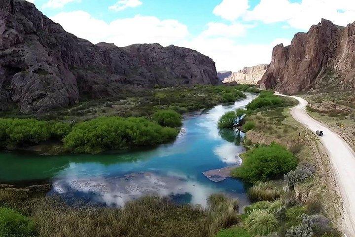 Chubut River Valley with Gaiman Welsh Village from Puerto Madryn