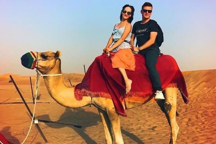 Private VIP Red Dune 4x4 Desert Safari with Camel Ride & Dinner