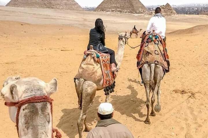 Ride a Camel at the Pyramids Area