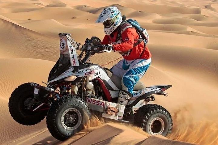 Evening Desert Safari + Quad Bike, Dune Bashing & BBQ Dinner & Live Show