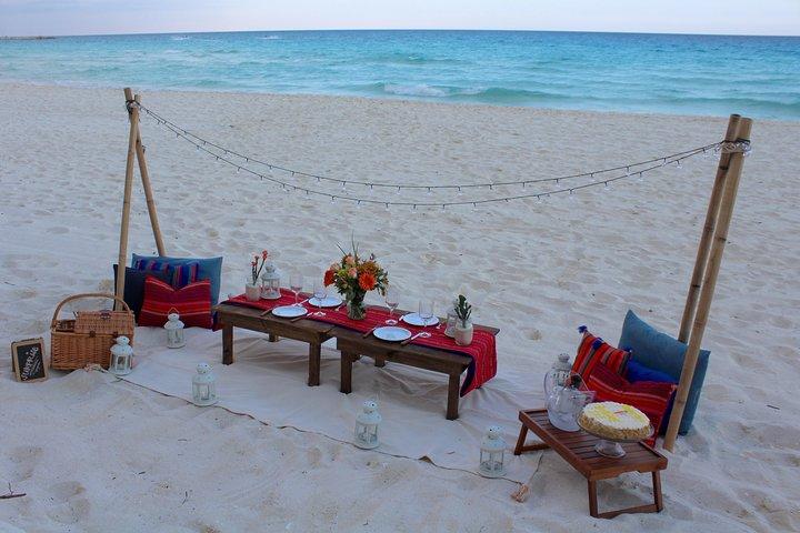 Mexican Picnic on the Beach with Friends
