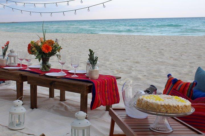 Mexican Picnic on the Beach with Friends