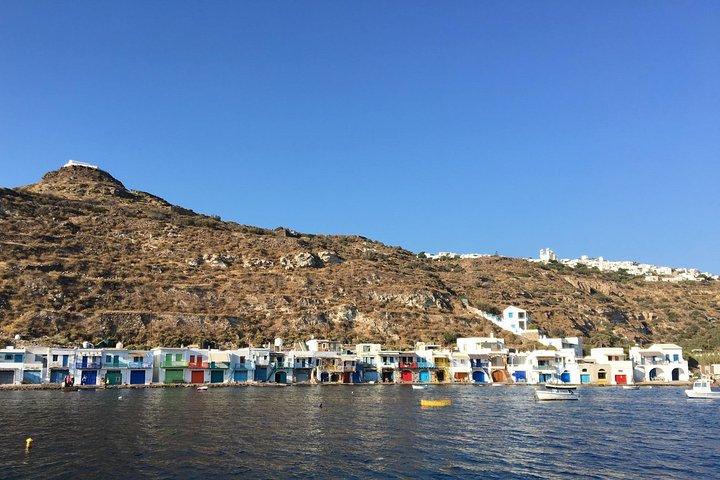 Milos caves snorkelling Catamaran Cruise in a small group