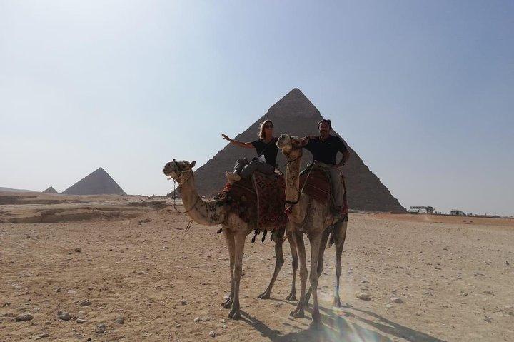 Half dayTour Pyramids of Giza Sphinx including Camel ride