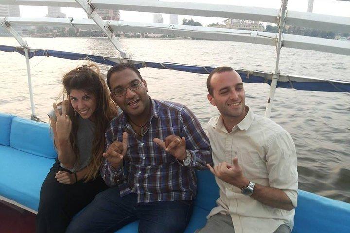 1-Hour Private Felucca Boat Ride on Nile River with meal and soft drink