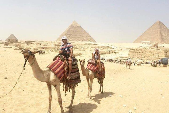 Cairo Layover Tours Giza Pyramids, Sphinx Camel Ride and Lunch Include