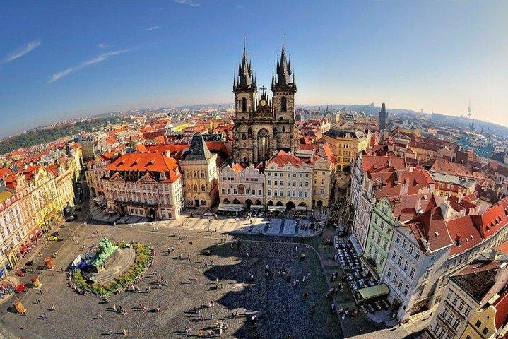 Departure Transfer: Prague to Prague Airport PRG by Luxury Van