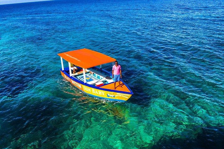 Glass Bottom Boat Ride/Snorkeling/Booby Cay Island from Grand Palladium Lucea