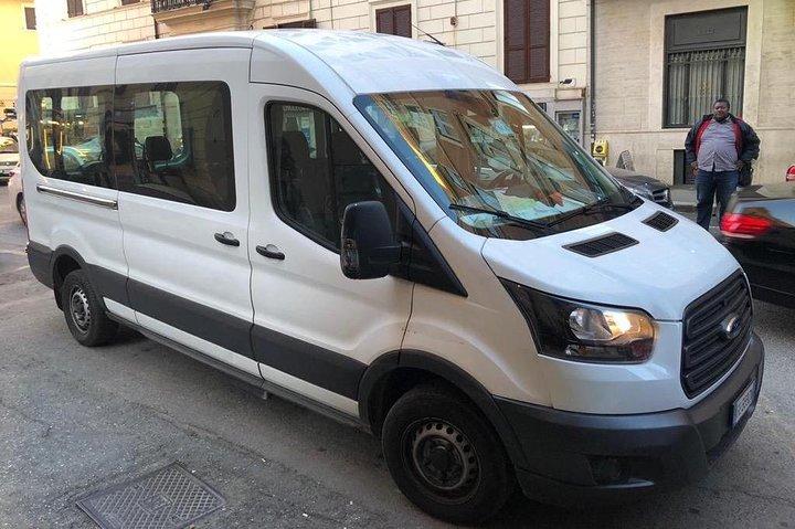 Shuttle to and from Rome City Hotels to Fiumicino Airport