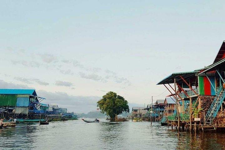 3 day private tour: Angkor,waterfall,Beng Mealea,floating village,Banteay srei.
