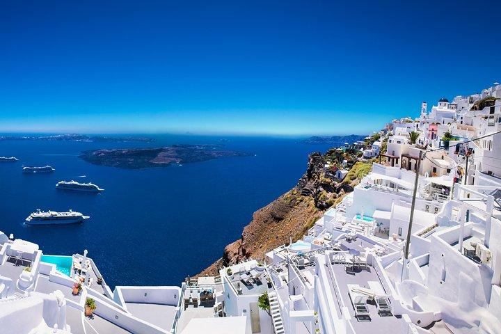 Santorini Private Tour 5hours Wine and local product tasting