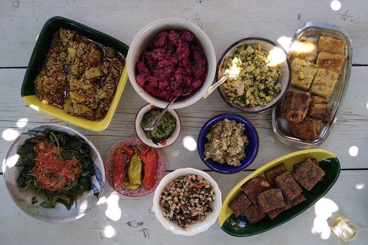 Cooking class, traditional Greek cuisine, on a Greek island