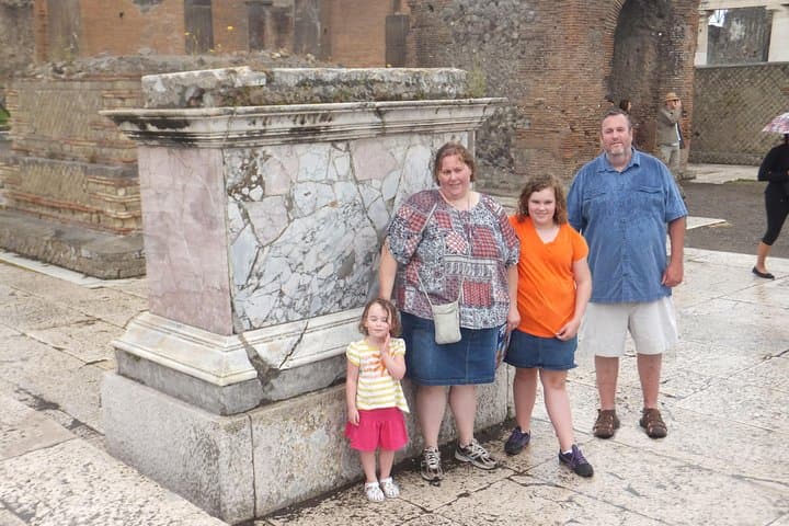 Private Shore Excursion from Naples to Pompeii and Mt Vesuvius for Families