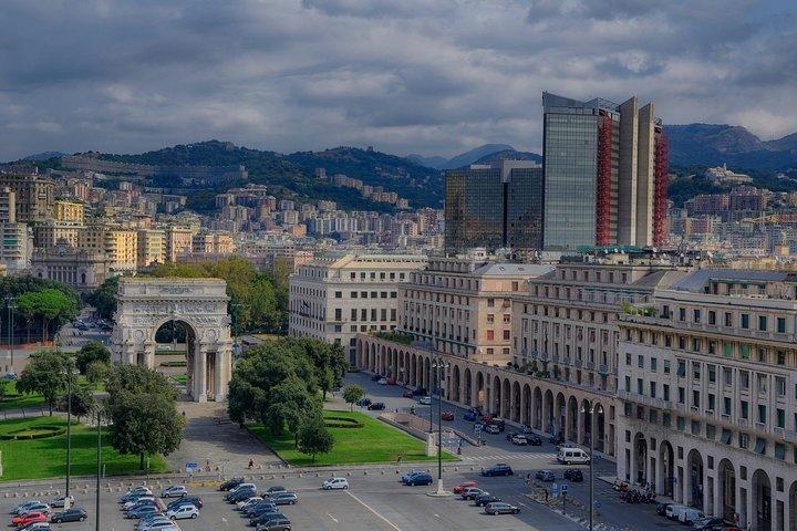 Airport Transfer: Genoa Airport GOA to Genoa by Luxury Van