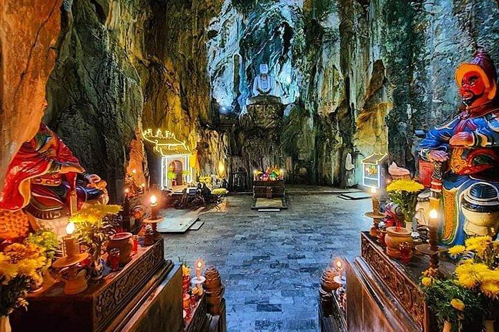 Guided Tour to Visit Marble Mountain,Lady Buddha Statue& Monkey Mountain by Jeep