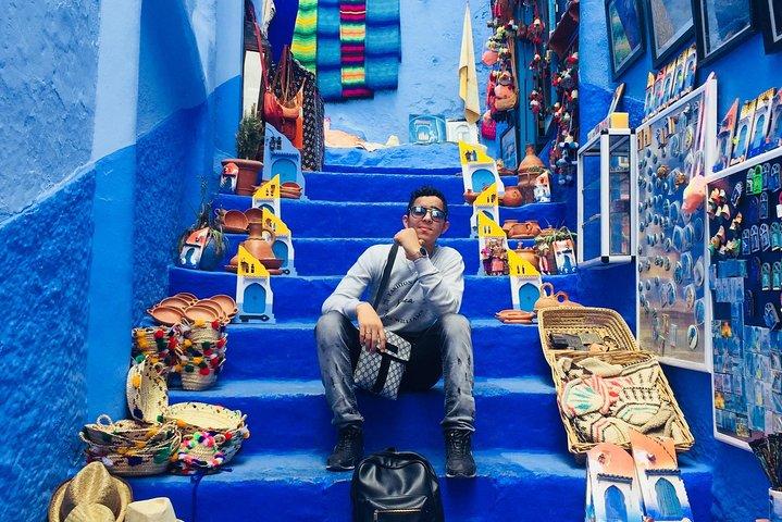 Full Day Tour The Blue City , CHEFCHAOUEN on small-group