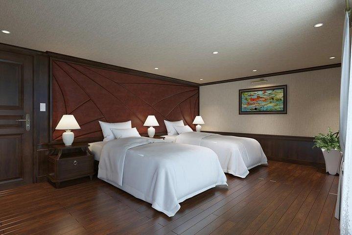 Halong bay Luxury Cruise 2D/1N: Surprise cave, Titop island, meals, best prices