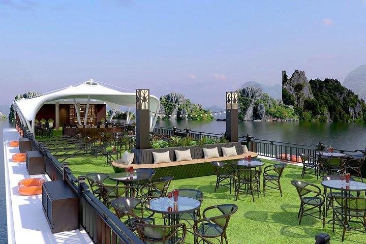 Halong bay Luxury Cruise 2D/1N: Surprise cave, Titop island, meals, best prices