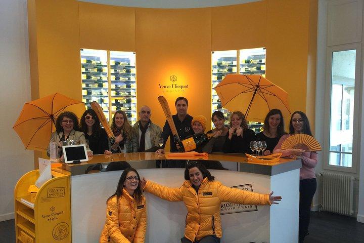 Champagne Private Tour Veuve Clicquot Tasting from Reims Epernay