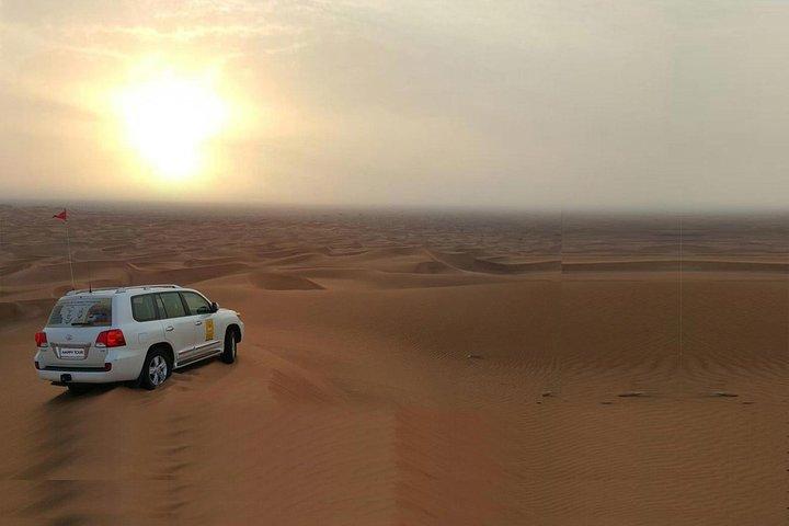 Morning Dune Bashing With Sand Boarding And Camel Ride in Red Dunes Desert