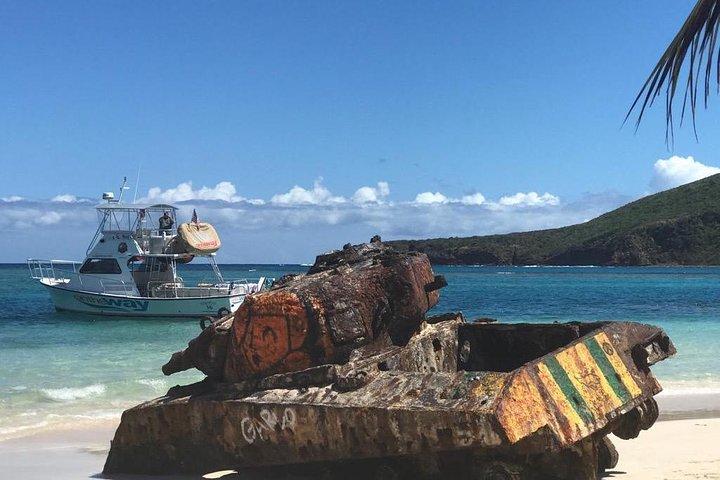 Culebra Power Boat Snorkeling & Beach Tour All Inclusive