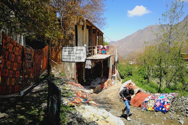 Day trip to Atlas mountains waterfall & Agafay camel Ride experience
