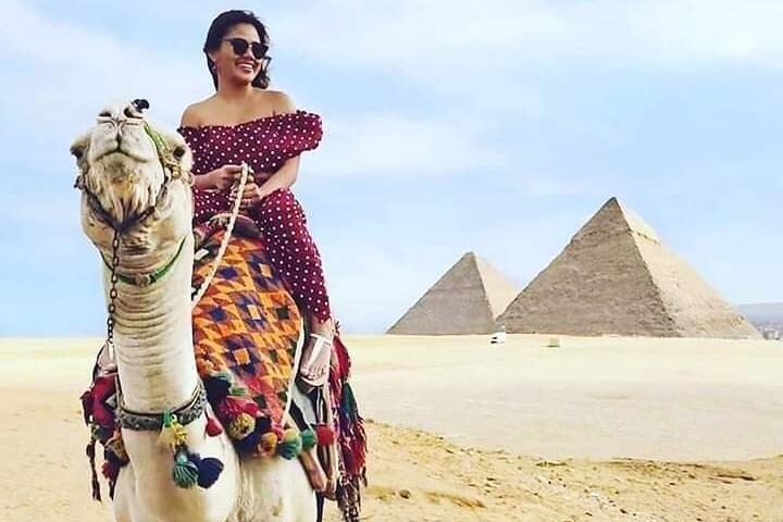Ride a Camel at the Pyramids of Giza Area