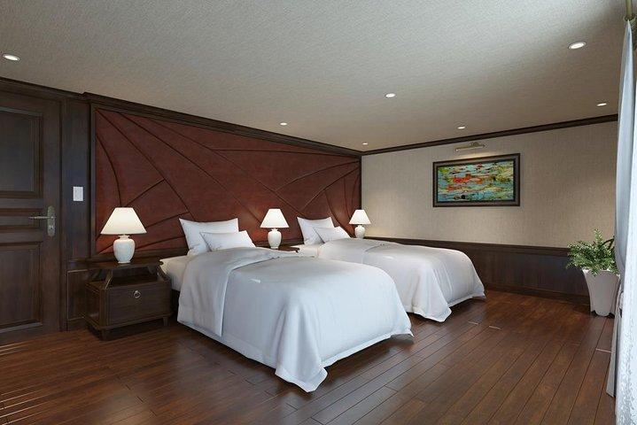 Halong Luxury Cruise 2D/1N: Kayaking, swimming, Surprise cave, Titop island