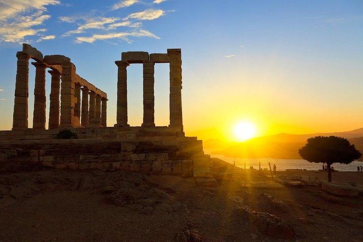 Temple of Poseidon, Sounion Sunset & Athens Riviera Private Tour