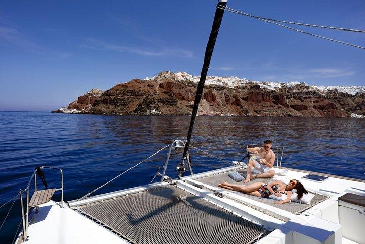 Caldera Cruise with Swim Stops, BBQ on board and drinks!