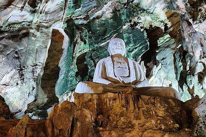 Guided Tour to Visit Marble Mountain,Lady Buddha Statue& Monkey Mountain by Jeep