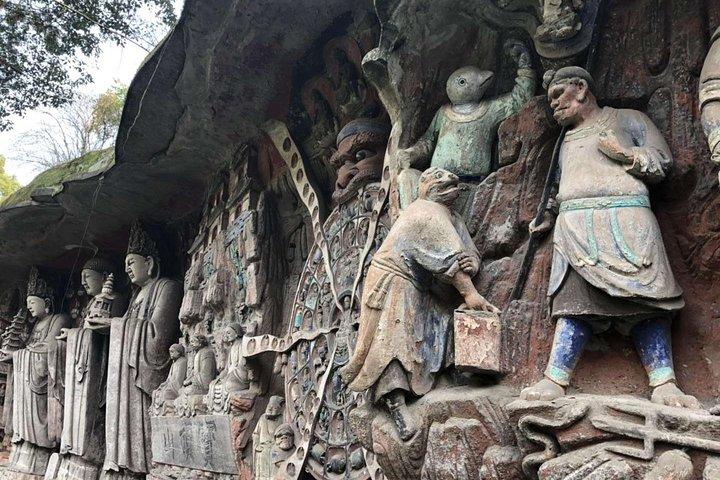 1-Day Private tour:Dazu Rock Carvings and Ciqikou Ancient Village from Chongqing
