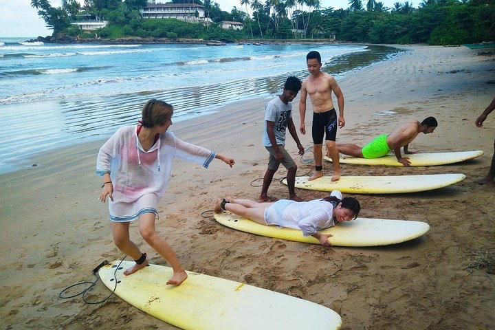 Surfing Lessons at Unawatuna