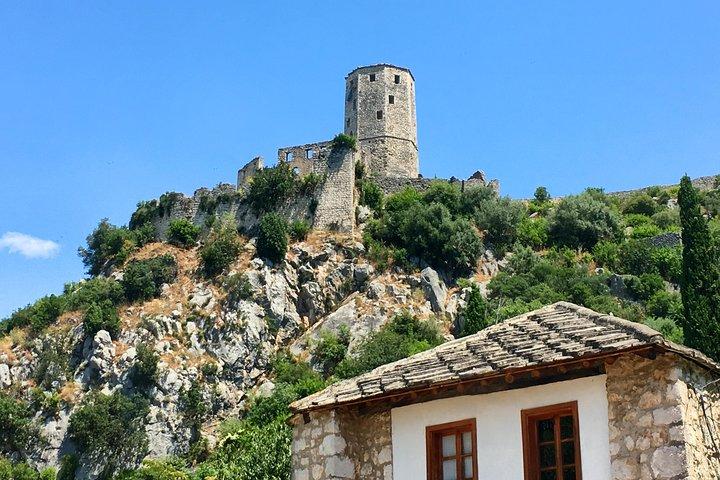 Sarajevo to Dubrovnik: One-Way Tour via Mostar, Kravica Falls, Blagaj & Pocitelj