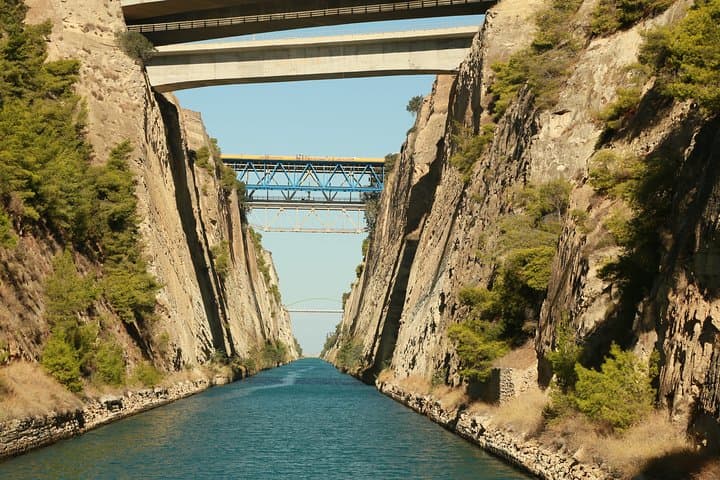 Ancient Corinth & Corinth Canal Half-Day Private Tour from Athens