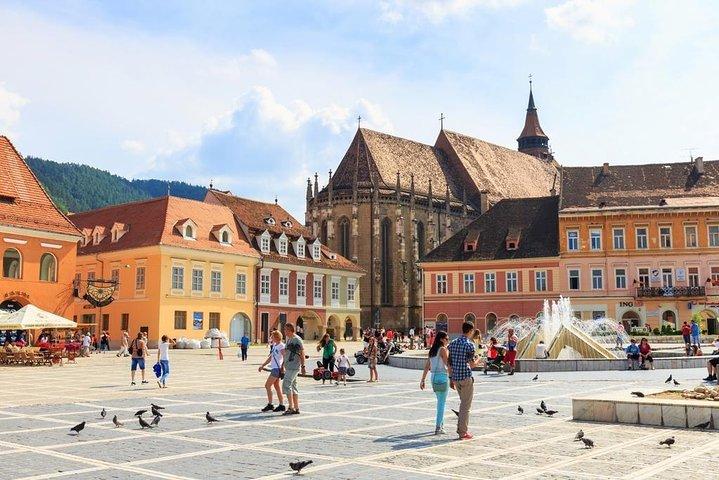 Departure Transfer: Brasov to Bucharest Airport OTP by Luxury Van